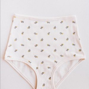 SHOP ARQ High waisted Undies in Yellow Calico